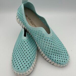 Ilse Jacobsen Women's Tulip Bright Blue Flats Sapphire Aqua 38 / 8